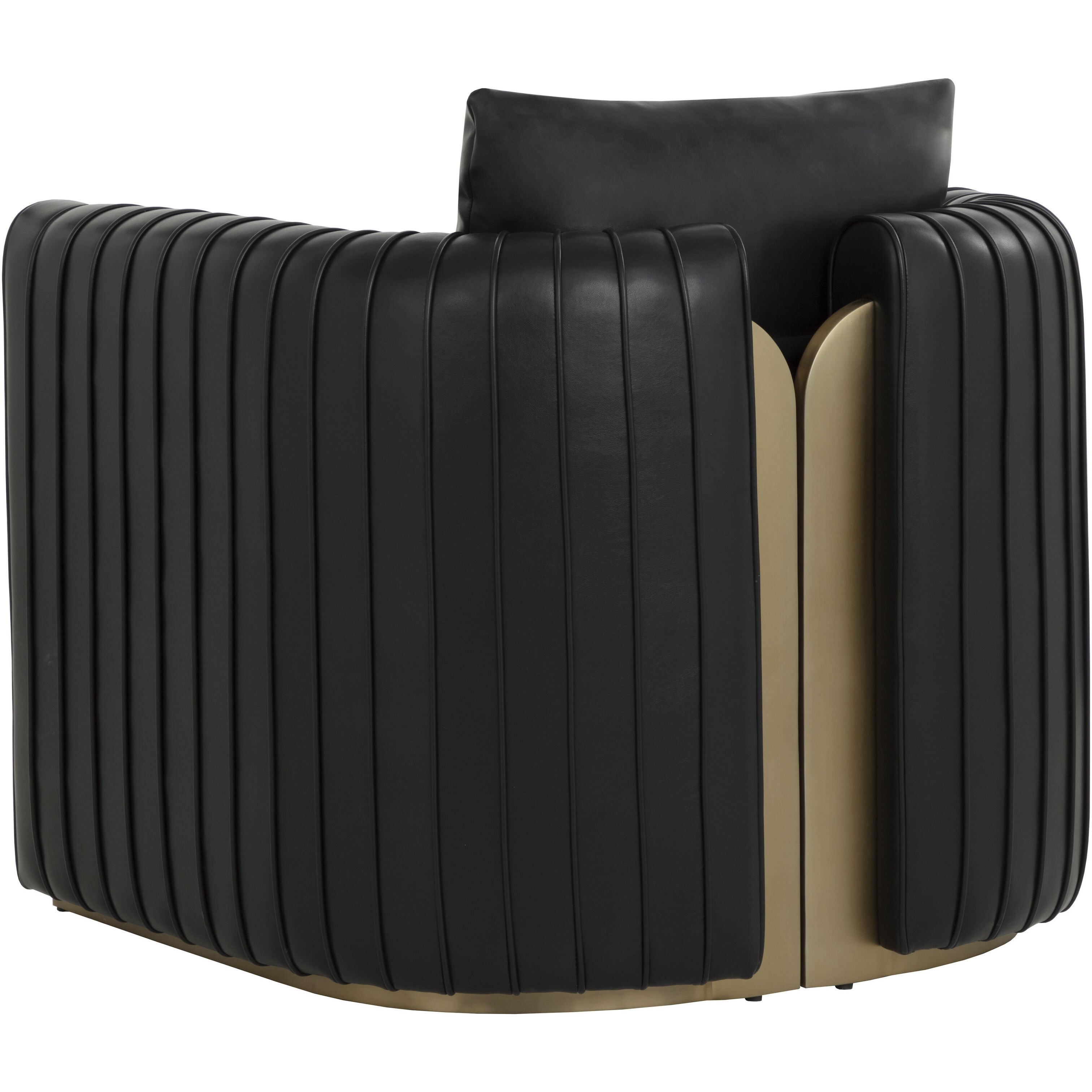 Alix Cantina Black Lounge Chair